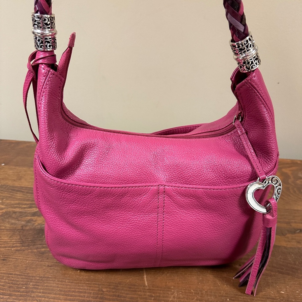 Brighton Barbados Zip Top Hobo Bag